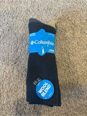 Columbia Sz 6-12 Men’s/Sz 5-10 Women’s 4 Pack Wool Blended Crew Socks MSRP 34.99